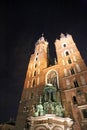 Krakow in Poland Church of Our Lady Assumed into Heaven also kno Royalty Free Stock Photo