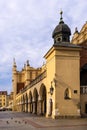 Krakow, Poland - Cracow Old Town, historic Cloth Hall at the Main Market Square Royalty Free Stock Photo