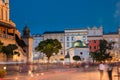 Krakow, Poland. Evening Night View Of Church Of St. Adalbert Or Royalty Free Stock Photo