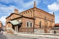 KRAKOW, POLAND - FEBRUARY 27, 2017: The Old Synagogue, Kazimierz, former jewish quarter Royalty Free Stock Photo