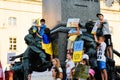 Krakow. Poland. 25.06.2022 International Peace Rally. Ukrainians ask to release defenders from Azovstal. War in Ukraine. Stay with