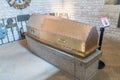 Coffin of Jozef Klemens Pilsudski, in the crypt of Wawel cathedral in Krakow