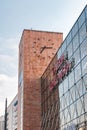 Galeria Krakowska shopping mall with clock tower Royalty Free Stock Photo