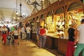 KRAKOW, POLAND - JULY 09, 2019: Interior of Sukiennice at the Main Market Square Rynek Royalty Free Stock Photo