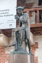 View of  Statue of Mercury in Krakow Royalty Free Stock Photo