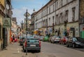 JÃÂ³zefa Street in the Jewish Quarter, Kazimierz, Krakow, Poland Royalty Free Stock Photo