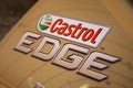 Krakow, Poland - June 16, 2020: Castrol Edge logo motor oil