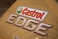 Krakow, Poland - June 16, 2020: Castrol Edge logo motor oil