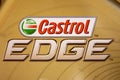 Krakow, Poland - June 16, 2020: Castrol Edge logo motor oil