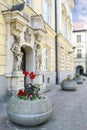 KRAKOW, POLAND - JUNE 26, 2016: Historic city centre of Krakow. Maria Magdalena square beetween Grodzka and Kanonicza street Royalty Free Stock Photo