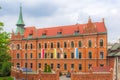 Krakow, Poland, houses near Wawel Royal Castle