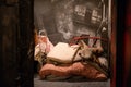 KRAKOW, POLAND - JUNE 17: personal items of Jewish children in the museum of Krakow Schindler Factory