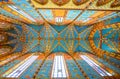 The richly decorated cellar of St Mary Basilica , Krakow, Poland Royalty Free Stock Photo