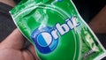 Krakow, Poland - June 16, 2020: Wrigley`s Orbit chewing gum