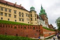 Krakow, Poland - May 21, 2019: The castle in Krakow city of Poland Royalty Free Stock Photo
