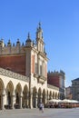 Cloth Hall on Main Market Square in sunny day, Krakow, Poland Royalty Free Stock Photo