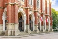 KRAKOW,POLAND - MAY 11, 2018: The Jagiellonian University. Main building - Collegium Novum Royalty Free Stock Photo