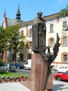 KRAKOW , POLAND -MONUMENT OF JOSEF PILSUDSKI