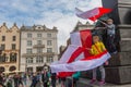 KRAKOW, POLAND - National Flag Day of the Republic of Poland Royalty Free Stock Photo