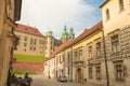 Krakow in Poland, the oldest street of the city Royalty Free Stock Photo