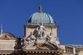 Decorative facade of Juliusz Slowacki Theatre, Krakow, Poland