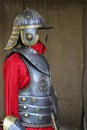 KRAKOW,POLAND - SEPTEMBER 09, 2015: The Polish Hussars suit of armour