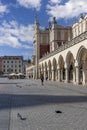 Renaissance medieval Cloth Hall located at Main Square in the Old Town, Krakow, Poland Royalty Free Stock Photo