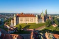 Wawel Hill with Cathedral  and Castle and in Krakow, Poland Royalty Free Stock Photo