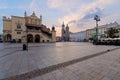 Krakow Rynek Glowny - The main square. Royalty Free Stock Photo