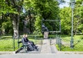 Krakow's monument of Jan Matejko