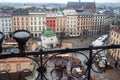 Krakow Square Market view from the town hall Poland