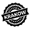 Krakow stamp rubber grunge
