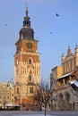 Krakow - Town Hall Tower - Poland Royalty Free Stock Photo