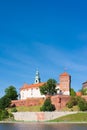 Krakow - Wawel castle at day Royalty Free Stock Photo