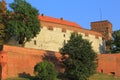 Krakow Wawel castle poland. Royalty Free Stock Photo