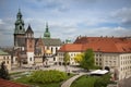 Krakow Wawel castle view Royalty Free Stock Photo