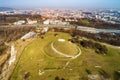 Krakus Mound in Krakow, Poland