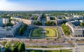 Nowa Huta, Krakow, Poland. Aerial view