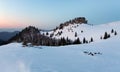 Kralova studna at Winter, Slovakia Royalty Free Stock Photo