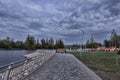 On the new embankment near the Prapor stadium in Kramatorsk