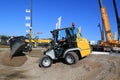 Kramer Allrad 350 Wheel Loader Unloads Gravel Royalty Free Stock Photo