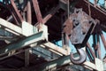 Old rusted industrial plant Royalty Free Stock Photo