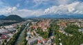 Panorama view of Kranj, Slovenia, Europe Royalty Free Stock Photo