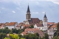 Kranj town with Alps in Slovenia