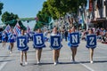 Kranz Intermediate School Marching band parade in the Camellia Festival