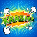 Krash! - Comic Speech Bubble, Cartoon.
