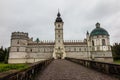Krasiczyn, Poland - July 17, 2016: Renaissance castle in Krasiczyn in Poland