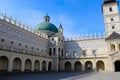 Krasiczyn, Poland - October 11, 2013: Krasiczyn Castle - beautiful Renaissance palace in Poland.