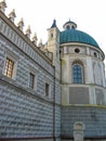 Krasiczyn, Poland - October 11, 2013: Krasiczyn Castle - beautiful Renaissance palace in Poland.