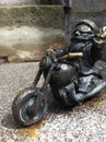 Krasnale (Dwarves) - Motorcyclist Royalty Free Stock Photo